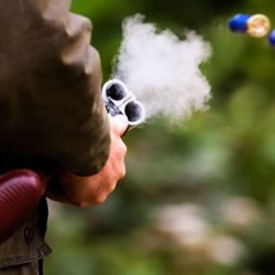 Clay Pigeon Shooting Bovington Camp, Dorset