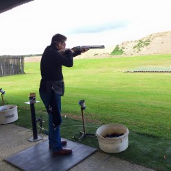 Clay Pigeon Shooting Nuthampstead, Hertfordshire