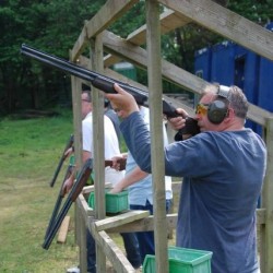 Clay Pigeon Shooting Bovington Camp, Dorset